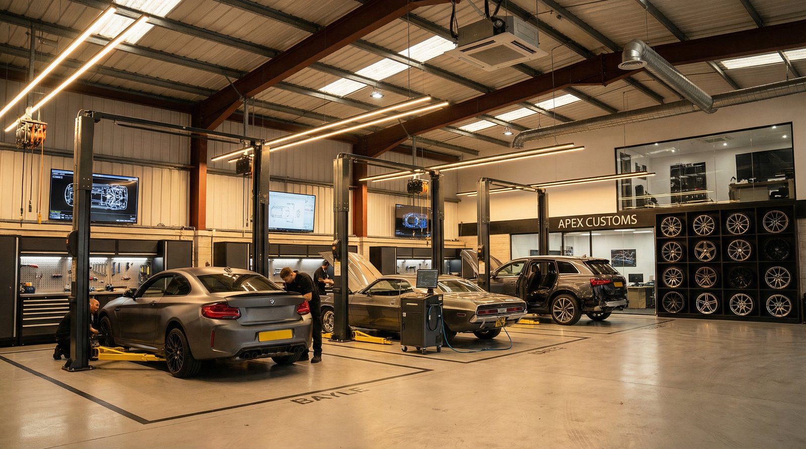 海角社区改装车间